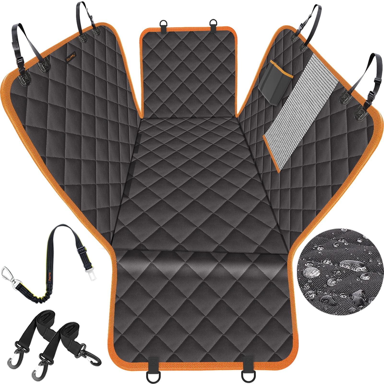 Fundas De Asiento De Coche Para Perros Ibuddy, Hamaca Impermeable Para Coches Y Vehículos Deportivos Utilitarios