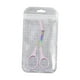 thumbnail image 4 of Tijeras Para Cejas Con Peine, Herramienta De Belleza Para Hombres Y Mujeres, Para Maquillaje, Aseo, Cosmético, Violeta, 4 of 5