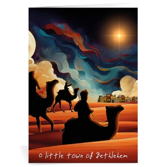 Tarjetas de Navidad Just Cards Direct – Pack de 20 con Los Reyes Magos