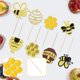 thumbnail image 5 of Pretyps 32 toppers para cupcakes de abejita con brillo, 5 of 7