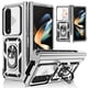 thumbnail image 1 of Hinged Case With S Pen Holder For Samsung Galaxy Z Fold 4 With Slide Camera Cover Rotate Ring Holder Rugged Shockproof Protective, 1 of 3