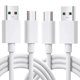thumbnail image 1 of [2Pack 2M and 2M] para OnePlus open 15 13 12 Nord N30 CE 3 SuperVOOC cable de Carga Rápida 100W,80W para OPPO Find x9 Reno 15 14 13 USB a cable Type C 8A para Realme GT 7 6 14 Cargador de Teléfono, 1 of 10