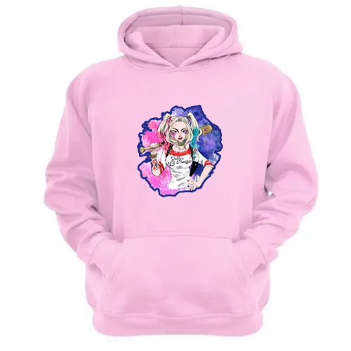 Genérico - Polerón Canguro Harley Rosa Talla S Unisex