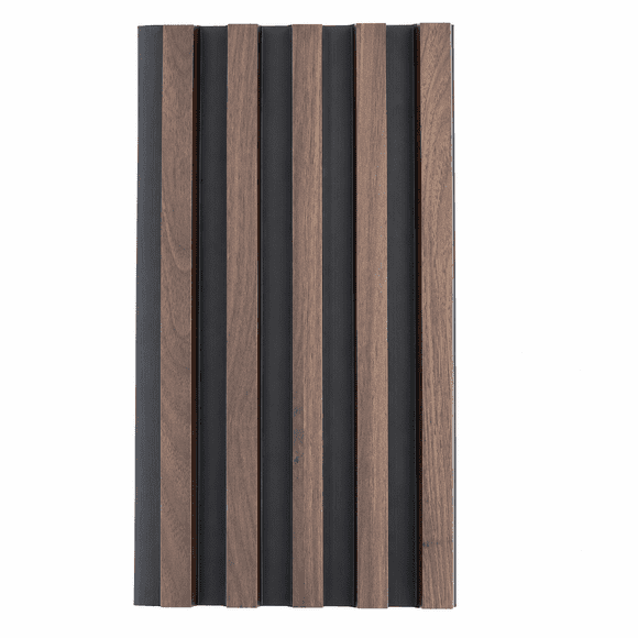 Wall Panel Wpc Revestimiento Interior 2.70m Tabaco-Negro . Pack 2 Un
