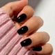 thumbnail image 2 of Uñas Postizas JOYVVEW Medianas Cuadradas Negro Brillante 28 Piezas, 2 of 7
