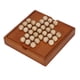 thumbnail image 1 of Juego de ajedrez de madera portátil para viajes, interesante juego de mesa para aliviar el estrés para personas mayores., 1 of 8