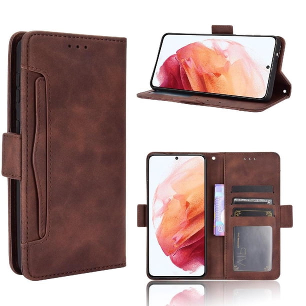Funda Tipo Billetera FOXDOCK para Samsung Galaxy S21 5G – Tapa Flip con Tarjetero