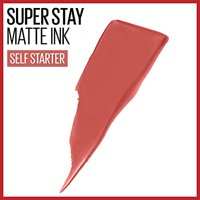 Maybelline New York - Labial Líquido Maybelline Superstay Matte Ink, Edición Ciudad, Tono Self-Starter, 0.481Ml
