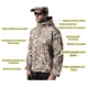 thumbnail image 4 of Chaqueta Softshell Tactica Militar Con Capucha Impermeable, 4 of 5