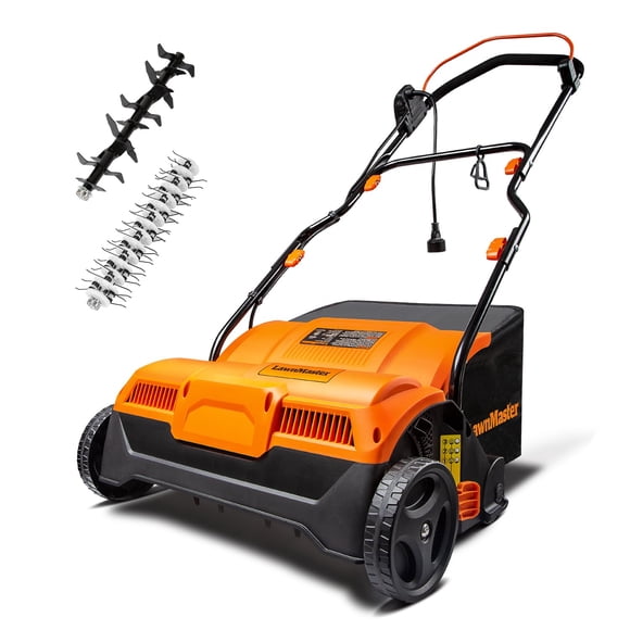 Desbrozadora y escarificadora eléctrica LawnMaster GVB1316 13A