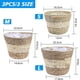 thumbnail image 2 of Juego de 3 cestas para plantas, cesta para flores, tejida, cesta de algas marinas antiguas, macetas tejidas a mano, maceta, cesta para plantas, 2 of 7