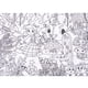 thumbnail image 2 of Puzzle para Pintar Jardín Secreto 101 Piezas Tooky Toy, 2 of 3
