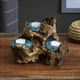 thumbnail image 2 of Portavelas Cohasset Molten Glass #652 -3, triple vela de té, 2 of 2