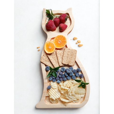 Genérico - Tabla Picoteo Gatito Lovers