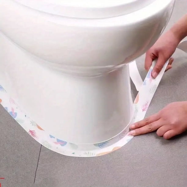 1 Roll Waterproof Anti-mildew Toilet Caulk Strip, Self-Adhesive Sealing Tape For Kitchen Bathroom, Bathroom Waterproof Tape To Avoid Wet, Kitchen Sink Beautiful Seam Stickers
