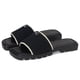 thumbnail image 1 of Sandalias COACH Florence Crochet para mujer, color negro/tiza, talla 5.5, 1 of 7