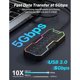 thumbnail image 2 of Hub USB 3.0 ZIUMIER 7 Puertos con Luz RGB 5Gbps, 2 of 3