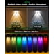 thumbnail image 4 of Luces solares para vallas JOFIOS, paquete de 12 unidades, 50 lúmenes RGB, resistentes al agua, 4 of 6
