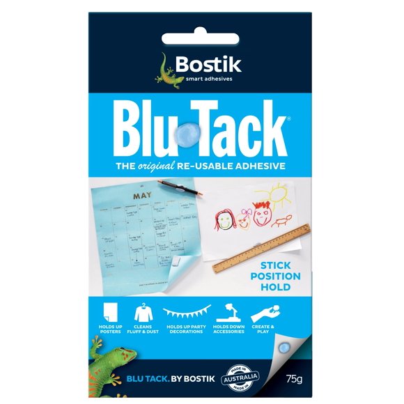 Adhesivo Reutilizable Bostik Blu-Tack 75g