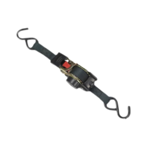 Magideal - Correa Retráctil De Trinquete Retráctil Cinta Adhesiva Automática De Paquete Fácil De Usar Con Correa De Atado Auto Retráctil Para La Carga Del Camión Negro