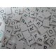thumbnail image 1 of Fichas de juego Planet Xpress 100 piezas de letras de madera blanca, 1 of 2
