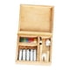 thumbnail image 5 of 1: 12 Escala Dollhouse Mini Caja De Pintura Cepillos Conjunto De Herramientas De Pintura Para La Decoración, 5 of 5