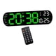 thumbnail image 1 of Reloj Despertador Digital Con Pantalla De Temperatura Para Sala De Estar, Mesita De Noche, Dormitorio, Color Verde, 1 of 5