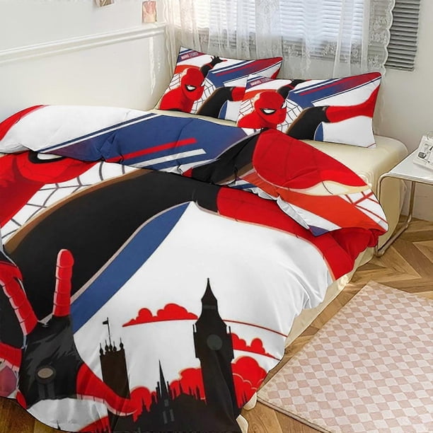 Spidean Bedding Se for Kids Men Women Full Size3s Comforter Cover And Pillowcases-