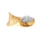 thumbnail image 2 of Plato para dulces Godinger dorado con diseño estilo Hershey Kiss, 2 of 2