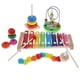 thumbnail image 5 of Juego De 4 Juguetes Educativos De Madera, Xilófono, Cuentas, Laberinto, Anillo, Torre Caterpillar #B, 5 of 5