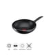 thumbnail image 1 of Wok 28 Cm Easy Cook Aluminio Negro 1 Piezas, 1 Un, 1 of 2