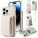 thumbnail image 1 of Stylish & Secure Wallet Case for iPhone 14/13/12/11 Pro Max/XR/XS Max/SE 2020 - RFID Credit Cards Holder, Zipper Leather Case With Wrist Strap & Handbag Case, 1 of 3