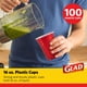 thumbnail image 2 of Vasos desechables de plástico Glad Everyday, 16 oz, rojos, 100 unidades, 2 of 6