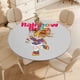 thumbnail image 4 of Rainbow Brite-theme Fitted Round Tablecloths Elastic Edged Table Covers Waterproof Table Cloth for Kitchen Holiday Party Tables Decor 120cm, 4 of 6
