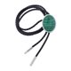 thumbnail image 4 of Corbata Bolo Vaquera Ajustable Con Colgante Para Sudaderas Aniversario Color Verde Rayas Negras, 4 of 5