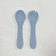 thumbnail image 3 of Silicone Baby Feeding Fork And Spoons Set , Silicone Self-feeding Utensil, Toddler Cutlery Kit, BPA-Free Anti-Choking Infant Toddler Children Training Tableware, 3 of 5