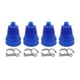 thumbnail image 2 of Juego De 4 Botas De Junta Homocinética Con 4 Abrazaderas, Fácil Instalación, Accesorios Para Automóviles, Goma, 2 of 5