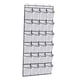 thumbnail image 3 of Organizador de zapatos colgantes Estante de almacenamiento de zapatos colgantes 24 bolsillos Accesorio plegable portátil para la pared del dormitorio , Blanco, 3 of 5