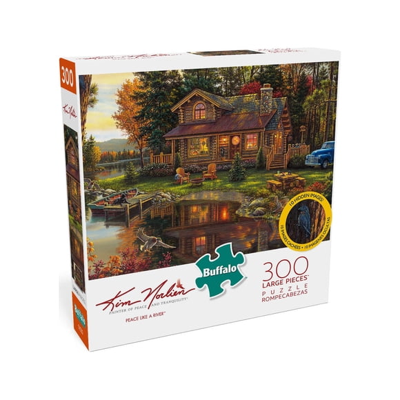 Puzzle Buffalo Games Kim Norlien 300pzs Peace Like a River