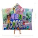 thumbnail image 2 of Manta Capa con Capucha Mia y Codie 100x130cm, 2 of 6