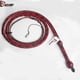 thumbnail image 2 of Látigo Bull Whip de 6 pies, 16 trenzas, cuero de canguro, para equitación, flexible, con vientre y refuerzo interior de cuero, rojo y negro, 2 of 7