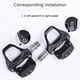 thumbnail image 2 of Pedales De Ruta + Calas, Compatible Shimano Spd, Bicicleta negro, 2 of 10