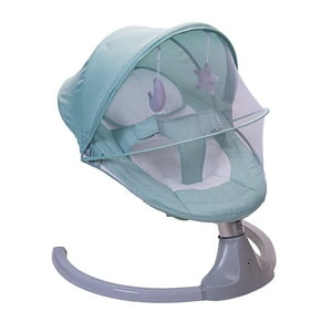 Mundo Online - Silla Mecedora Bebe Inalambrica Safebaby Bluetooth Celeste