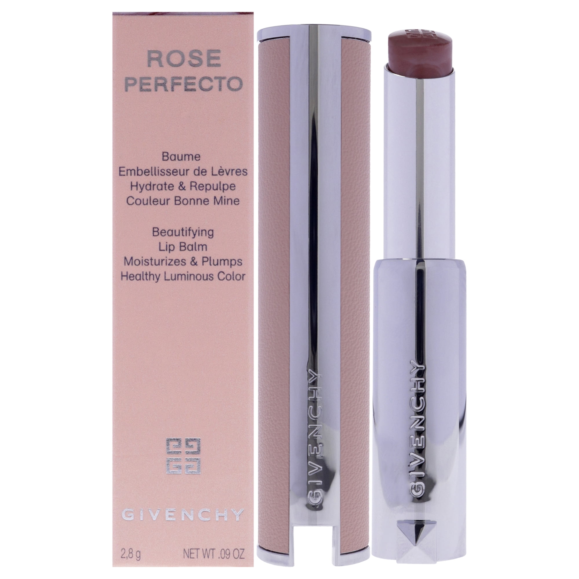 Givenchy - Bálsamo Labial Embellecedor Rose Perfecto - 110 Milky Nude De Para Mujer - Bálsamo Labial De 0,09 Oz