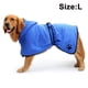 thumbnail image 1 of Albornoz para perros, suave, súper absorbente, de microfibra de lujo, con capucha y cinturón para perros grandes, medianos y pequeños., 1 of 8
