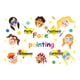 thumbnail image 5 of Kit de pintura facial BOBISUKA 16 colores a base de agua para niños, 5 of 7