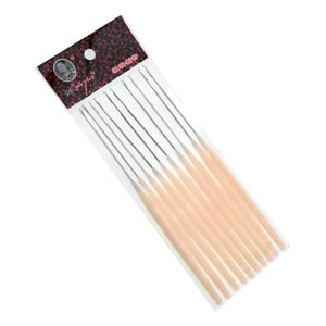 Bothyi - 10X Ganchos De Ganchillo, Agujas De Tejer, Hilo De Coser, Suministros De Herramientas Artesanales