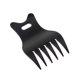 thumbnail image 3 of Peine para cabello graso de dientes anchos de plástico profesional que peina los peines para levantar el cabello de color negro, 3 of 5
