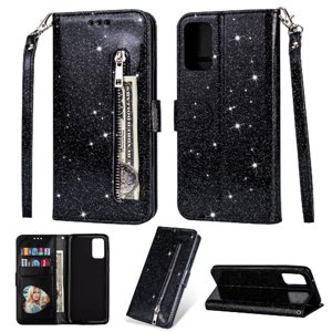 Funda Para Foxdock Elegante Funda Samsung Galaxy A23 5G Glitter Con Cremallera-Ideal Para El Uso Diario