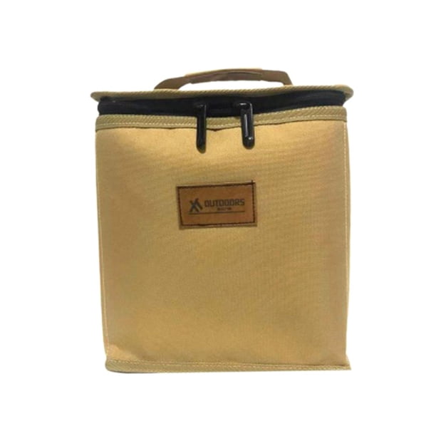Bolsa de Almacenamiento de Tanque de Gas para Camping, Bolsa de Cilindro de Gas, Bolso de Mano, Bolsa de Transporte de Protección, Estuche de Almacena 22cmx22cm